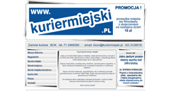 Desktop Screenshot of kuriermiejski.pl