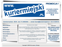 Tablet Screenshot of kuriermiejski.pl